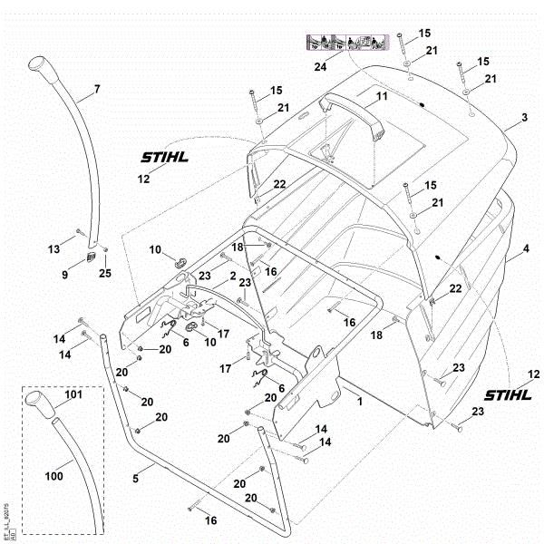 Imagen de N - Saco recogedor de hierba RT 5097.1