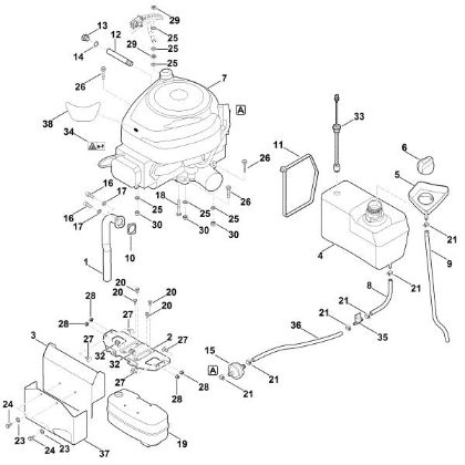 Imagen de H - Motor, depásito RT 6112.0 C