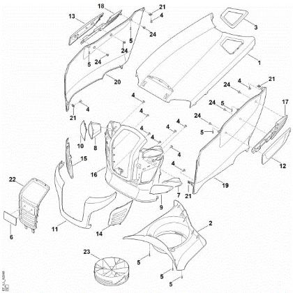 Imagen de D - Capá del motor RT 6112.1 ZL
