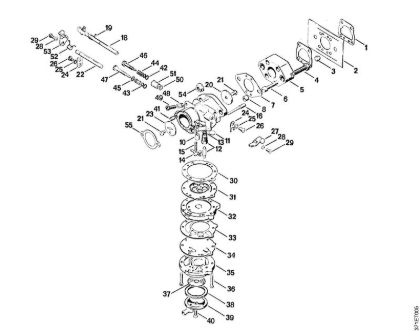 Tronzadoras (TS) TS 08 S Carburador de la marca Stihl