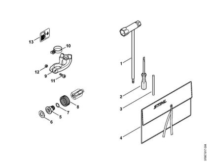 Tronzadoras (TS) TS 410-A Herramientas, Accesorios extra de la marca Stihl