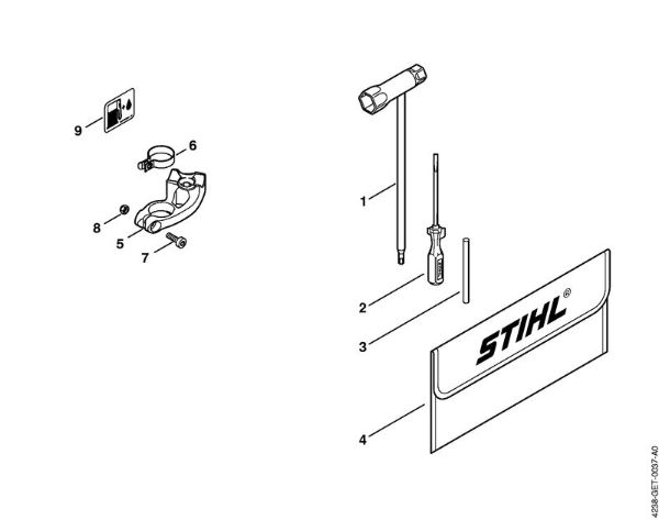 Tronzadoras (TS) TS 440-A Herramientas, Accesorios extra de la marca Stihl