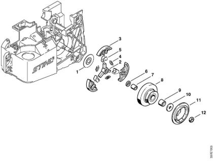 Tronzadoras (TS) TS 460 Embrague de la marca Stihl