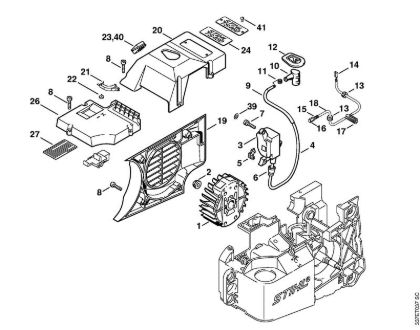 Tronzadoras (TS) TS 460 Sistema de encendido de la marca Stihl