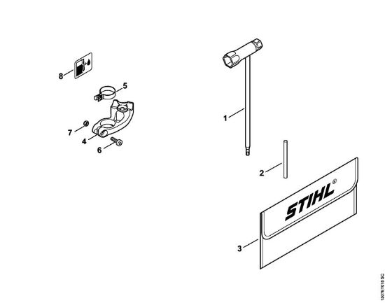 Tronzadoras (TS) TS 500i-A Herramientas, Accesorios extra de la marca Stihl