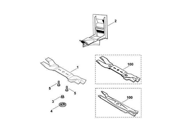 Imagen de A - Kit para mulching Kit 45 MS