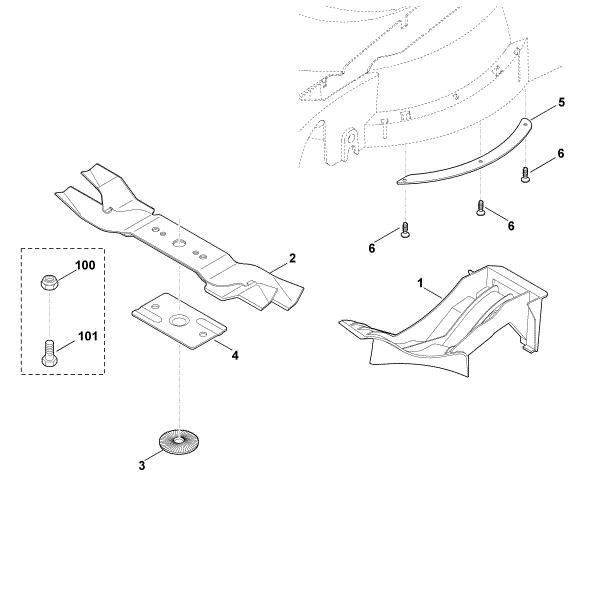 Imagen de A - Kit para mulching Kit 545