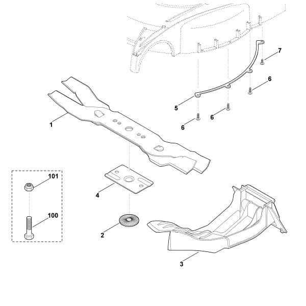 Imagen de A - Kit para mulching Kit 655