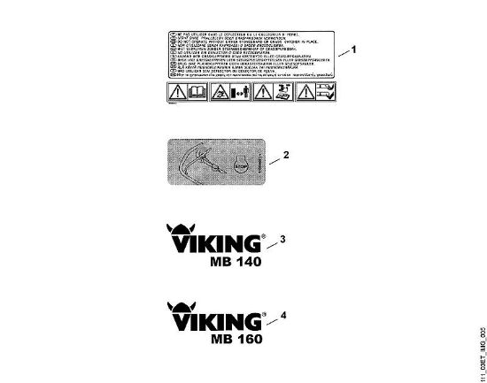 MB MB 160 E - Adhesivo de la marca Viking