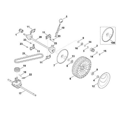 Imagen de D - en eje delantero, Caja de cambios MB 2.0 RTX