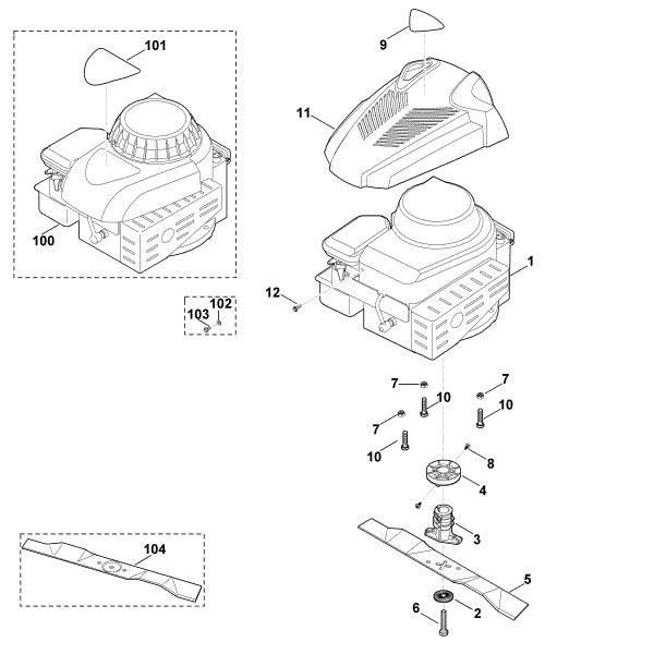 Imagen de E - Motor, cuchilla MB 2.0 RTX