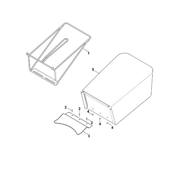 Imagen de E - Saco recogedor de hierba MB 248.0