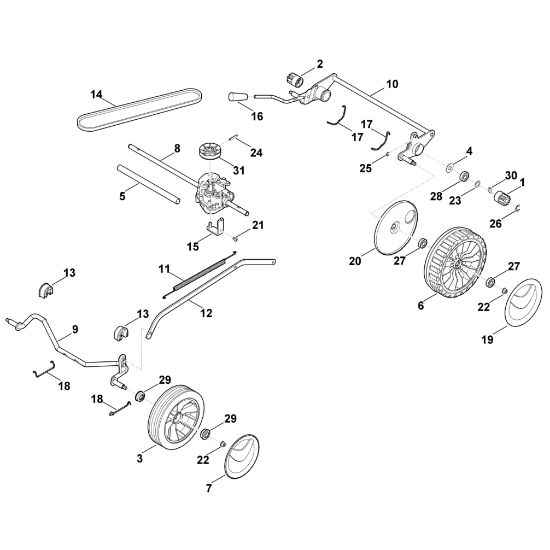 Imagen de C - Chasis, Caja de cambios MB 248.1 T