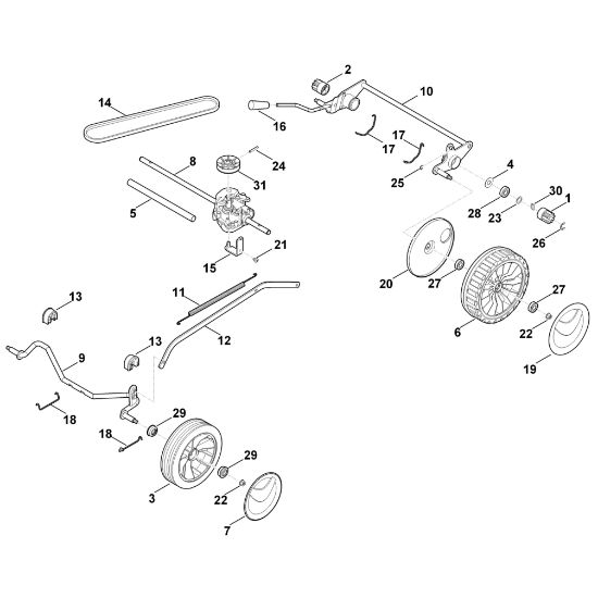 Imagen de C - Chasis, Caja de cambios MB 248.2 T