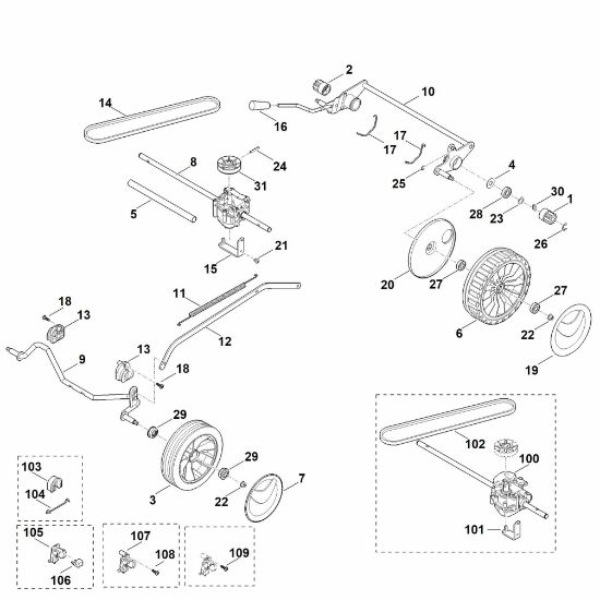 Imagen de C - Chasis, Caja de cambios MB 248.3 T