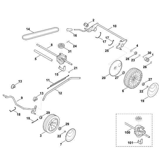 Imagen de C - Chasis, Caja de cambios MB 253.0 T