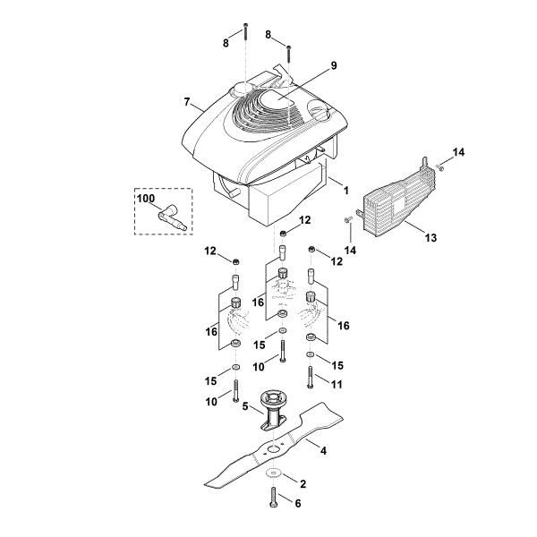 Imagen de E - Motor, cuchilla MB 3 RC
