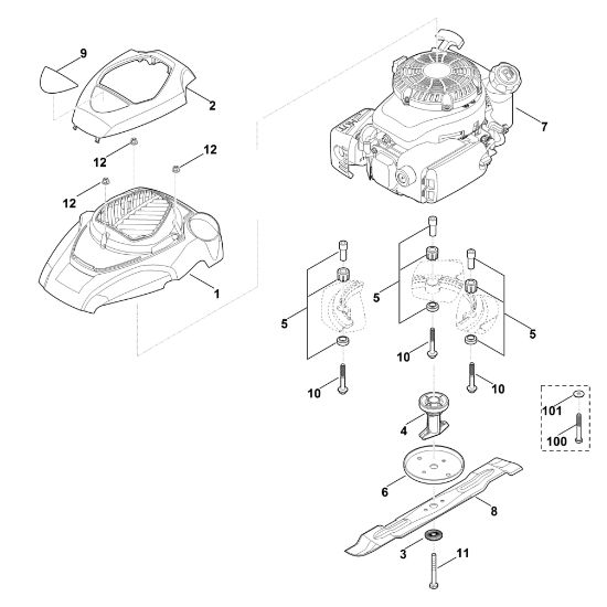 Imagen de E - Motor, cuchilla MB 4.0 RTP