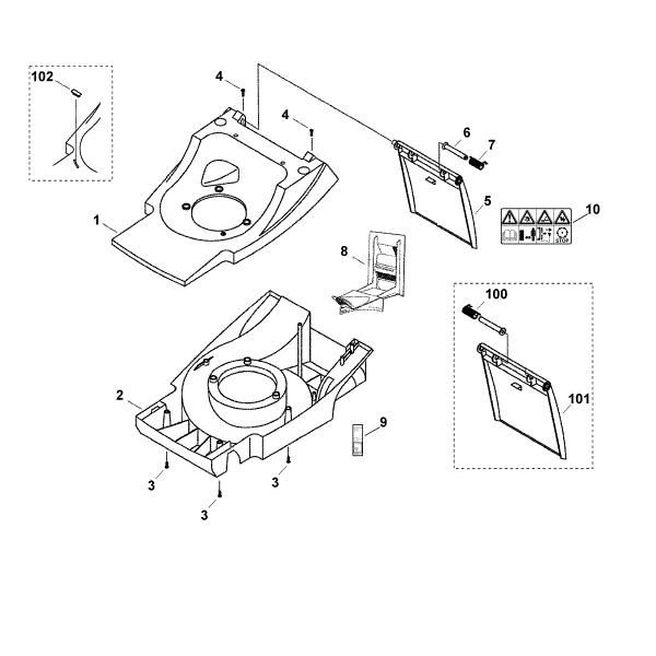 Imagen de B - Carcasa MB 400 X