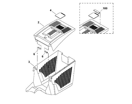 Imagen de E - Saco recogedor de hierba MB 400 X