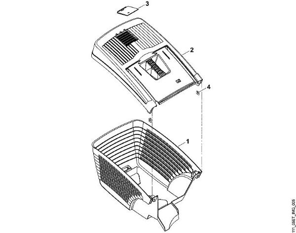 MB MB 410 E - Saco recogedor de hierba de la marca Viking