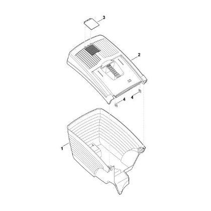 Imagen de E - Saco recogedor de hierba MB 443.0