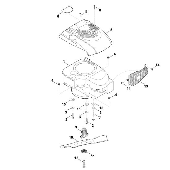 Imagen de D - Motor, cuchilla MB 443.0 C