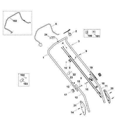 Imagen de A - Manillar MB 443.0 T