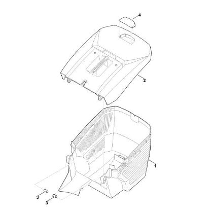 Imagen de E - Saco recogedor de hierba MB 448.1 PT