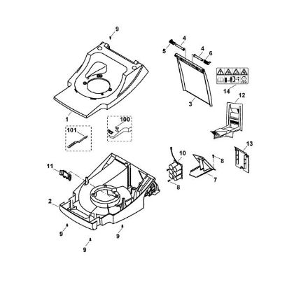 Imagen de B - Carcasa MB 505 M