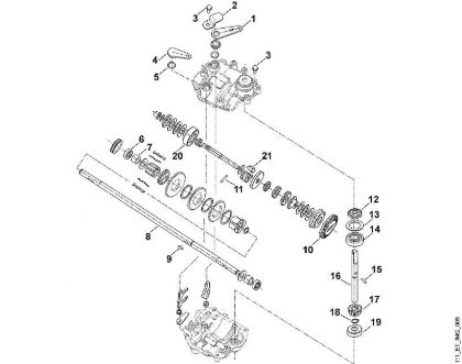 MB MB 505 S D - Caja reductora de la marca Viking