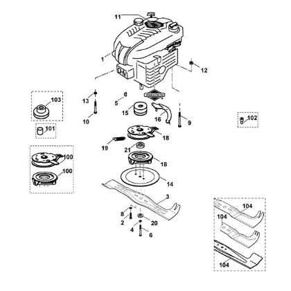 Imagen de E - Motor, cuchilla MB 505 S