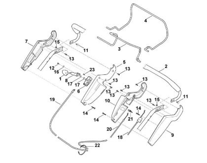 Imagen de A - Parte superior de manillar MB 545.0 V
