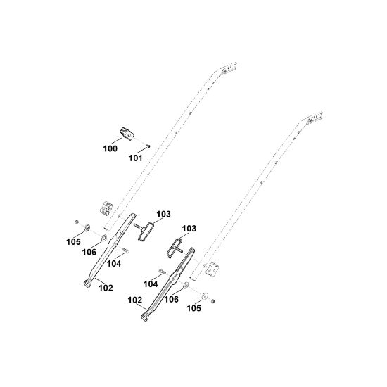Imagen de B1 - Parte inferior de manillar MB 545.0 VE
