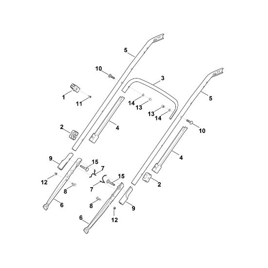 Imagen de B - Parte inferior de manillar MB 545.1 V
