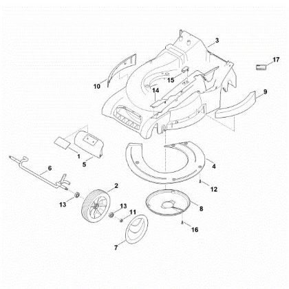 Imagen de D - Carcasa, eje delantero MB 545.1 V
