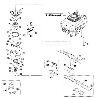 Imagen de E - Motor, cuchilla MB 555 KS