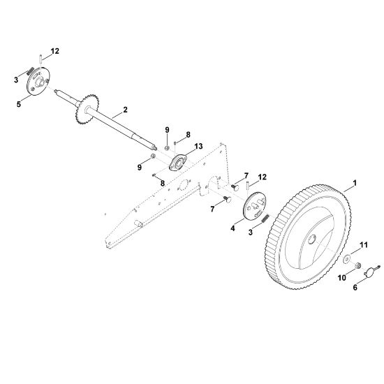 Imagen de F - Ruedas traseras MB 6.1 RH
