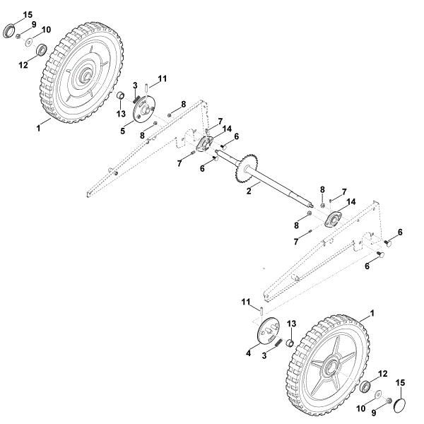 Imagen de F - Ruedas traseras MB 6.1 RV