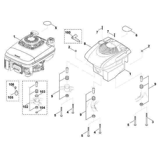 Imagen de F - Motor MB 650.0 KS