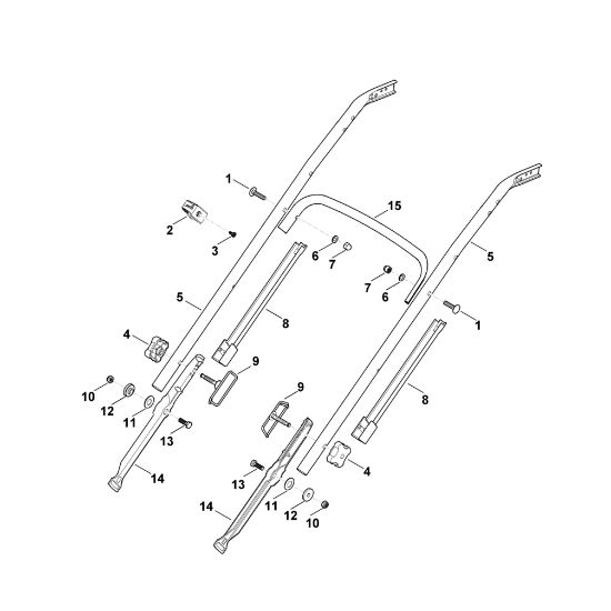 Imagen de B - Parte inferior de manillar MB 650.0 OS