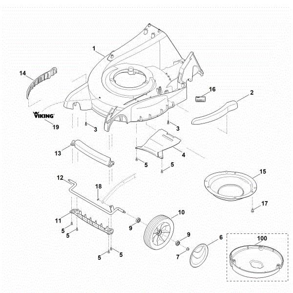 Imagen de D - Carcasa, eje delantero MB 650.0 TK