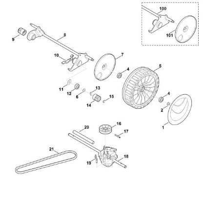 Imagen de E - Eje trasero, caja de cambios MB 650.0 TK