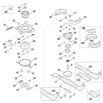 Imagen de G - Cuchilla, embrague de cuchilla MB 650.0 VS