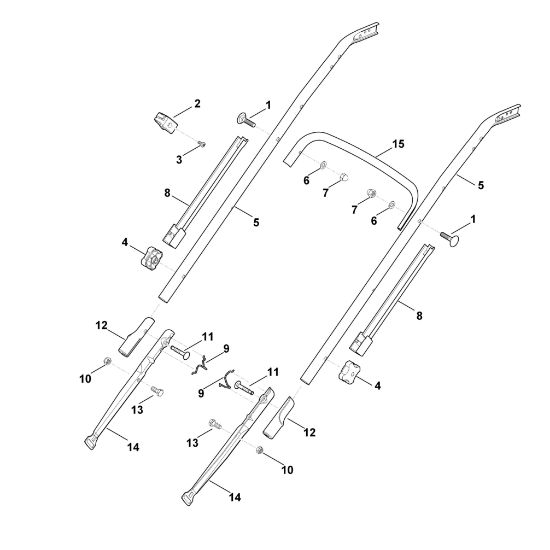 Imagen de B - Parte inferior de manillar MB 650.1 V