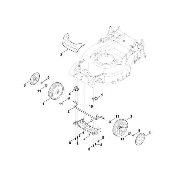 Imagen de D - Eje delantero, cubierta MB 650.3 VE