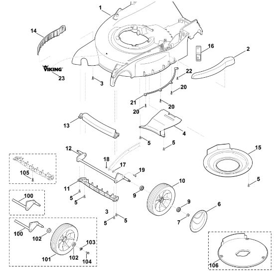 Imagen de E - Carcasa, eje delantero MB 655.0 G
