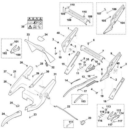 Imagen de D - Bastidor, ajuste de altura MB 655.0 GS