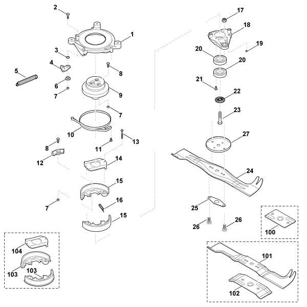 Imagen de I - Cuchilla, embrague de cuchilla MB 655.0 GS