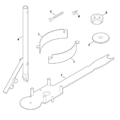 Imagen de L - Herramienta especial MB 655.0 GS